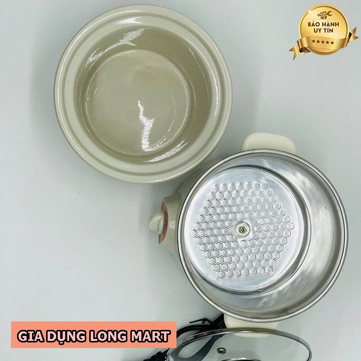 Nồi nấu chậm đa năng ĐẠT TƯỜNG 2.5L Nồi kho cá, Hầm cháo chậm đa năng, Hàng chính hãng Bảo Hành 12 Tháng