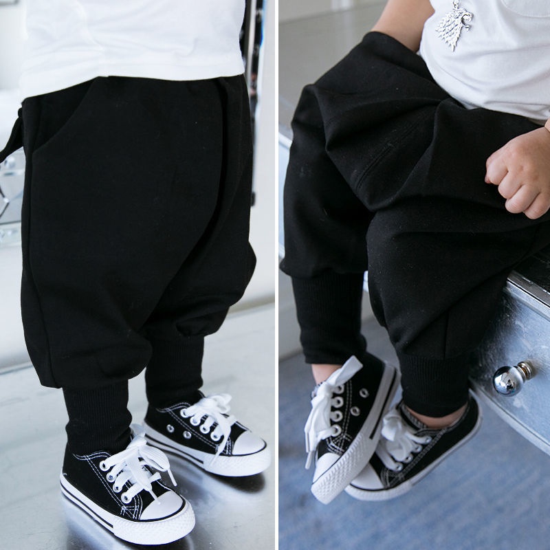 Quần dài dáng rộng thời trang mùa thu dành cho bé trai