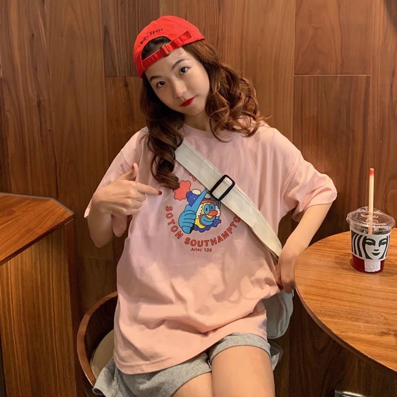 Áo thun tay lỡ unisex chú lun Ts Louis