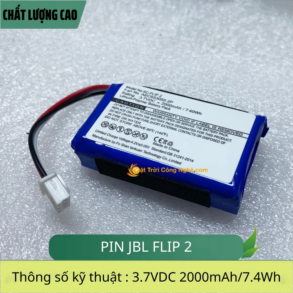 Pin JBL Flip 2 - Thay pin loa Bluetooth JBL Flip 2 - Mặt Trời Công Nghệ