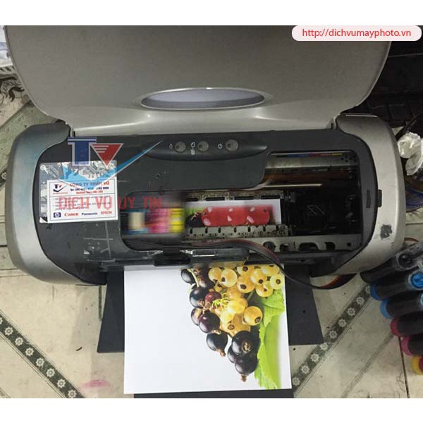 Máy in màu epson r230 cũ sử dụng 6 màu mực