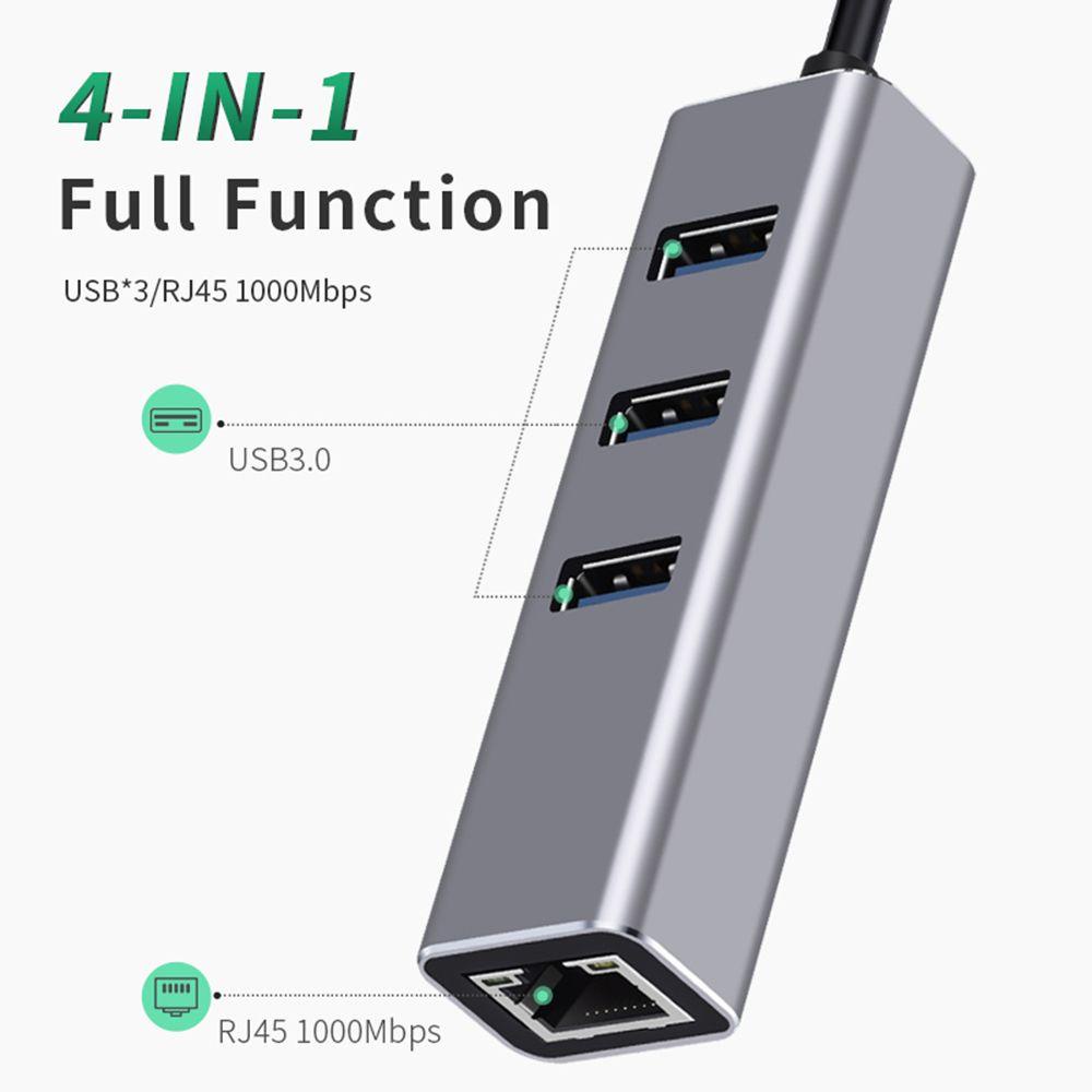 BORAG Bộ Chia Cổng USB RJ45 1000Mbps Chất Lượng Cao