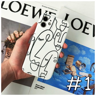 XIAOMI 11 4G 5G 9 8 Note10 Lite Pro Redmi Note11 Note10s Note9 Note8 Note7 Note6 9T 9 9A 9C 8 7 A3 Note 10 9 8 7 6 POCO M3 X3 line art wack soft case