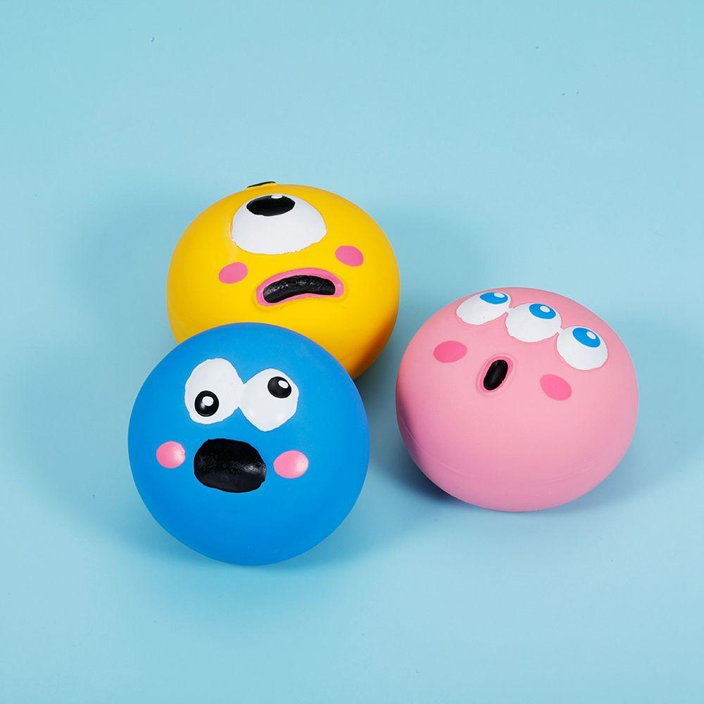 DANILO Bóng Cao Su Mềm Hình Đôi Mắt To Huấn Luyện Thú Cưng