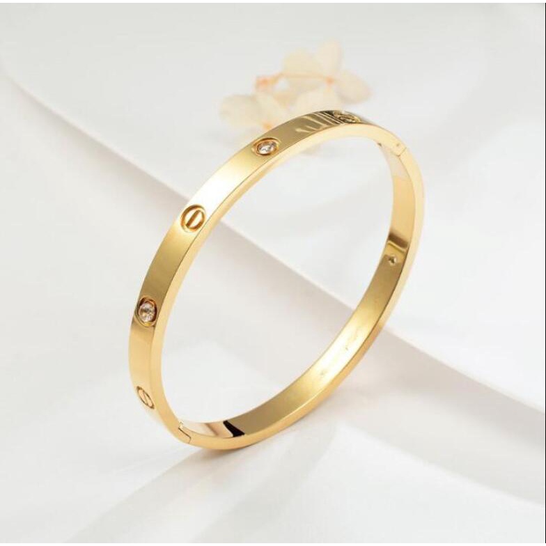 Vòng tay mạ vàng hồng 18K thiết kế đơn giản thời trang xinh xắn cho nữ  | BigBuy360 - bigbuy360.vn
