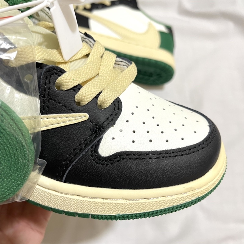 Giày Jordan xanh lá đen travis scott thấp cổ cao cấp