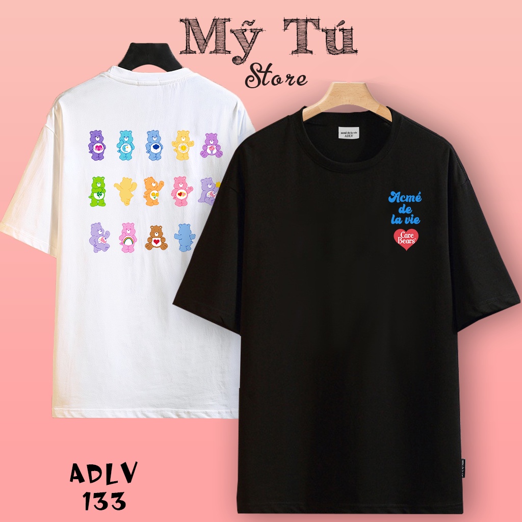 Áo Thun ADLV 133 Multi Gấu Cotton 2 Chiều Cao Cấp - Mỹ Tú Store