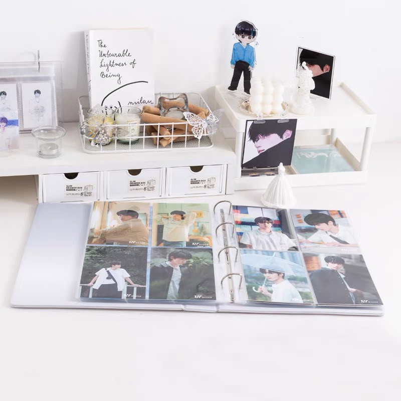 Binder A4 màu gradient - Album đựng ảnh card idol anime - Binder sưu tập thẻ bài