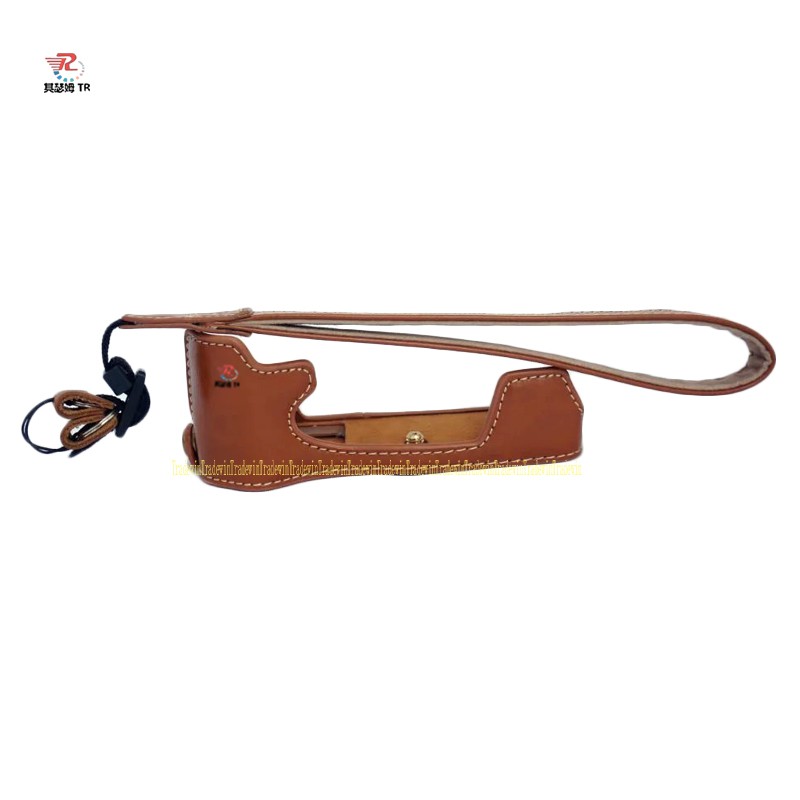 Bao da bảo vệ máy ảnh + dây đeo cho máy Olympus Em5Ii Em5 Mark Ii