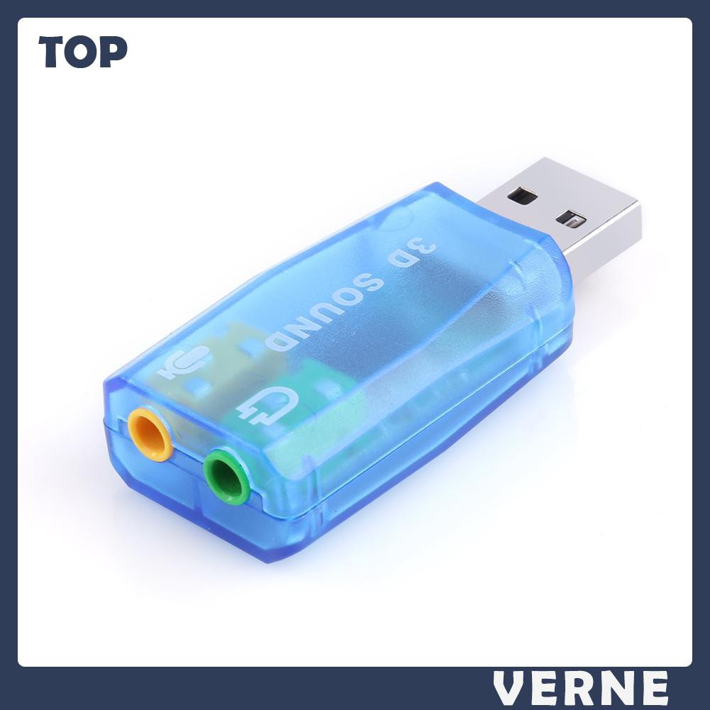 Card Âm Thanh Usb 3d Cho Máy Tính