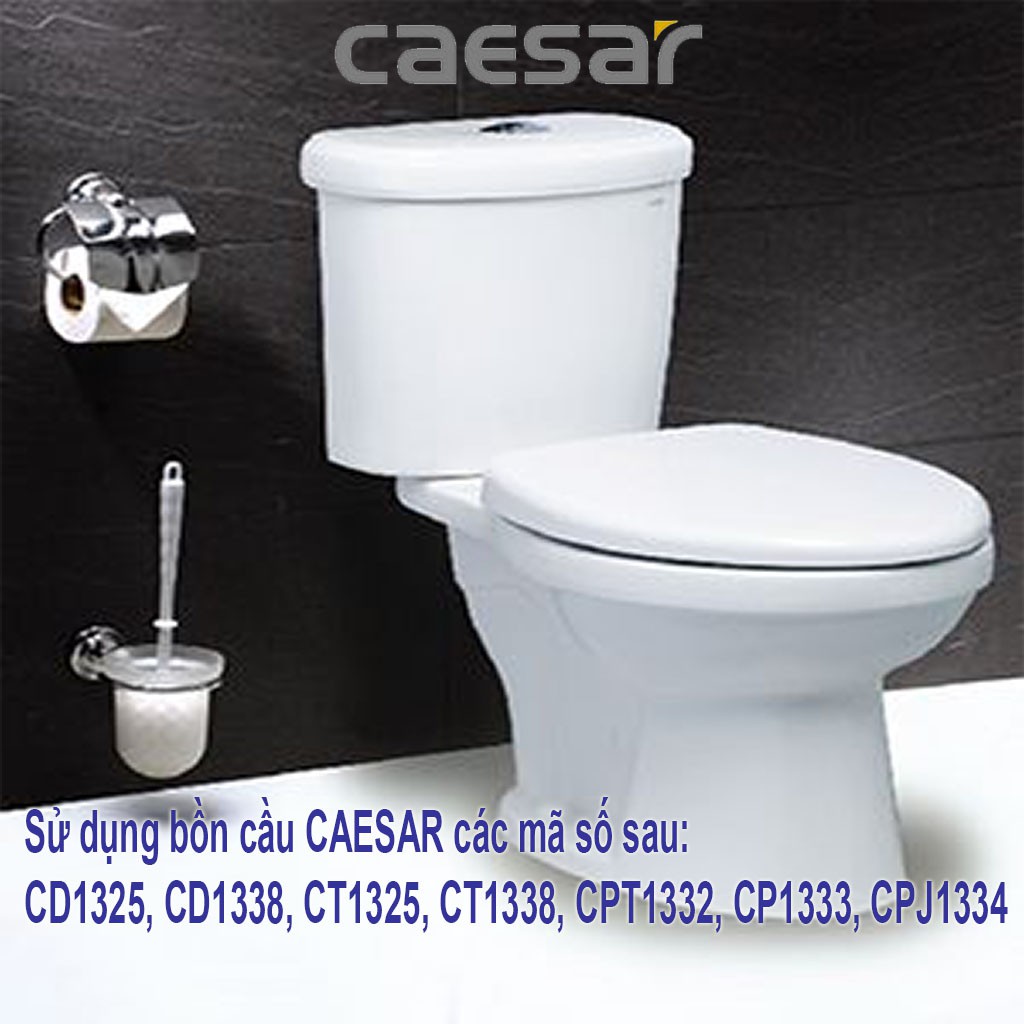 Nắp bồn cầu CAESAR sử dụng cho các bồn cầu mã CT1325, CD1325, CT1338, CD1338, CPT1332, CP1333, CPJ1334