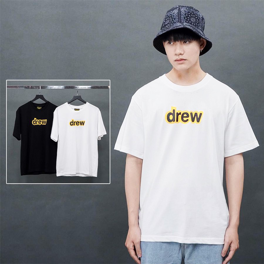 áo thun nam nữ DREW version2, áo thun tay lỡ nam nữ unisex , Dricco_offcial