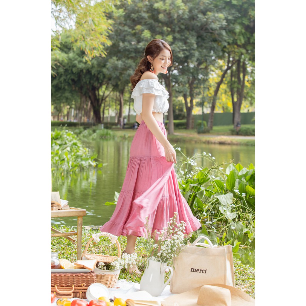 Jenny Le - Chân váy maxi phom dài  Jane Midi Skirt JL172 | BigBuy360 - bigbuy360.vn