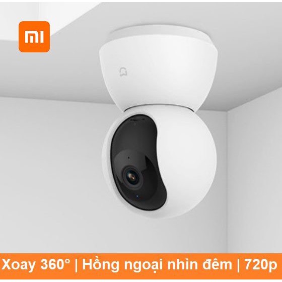 Camera giám sát ip xoay 360 độ Xiaomi 720p 360° Xiaomi
