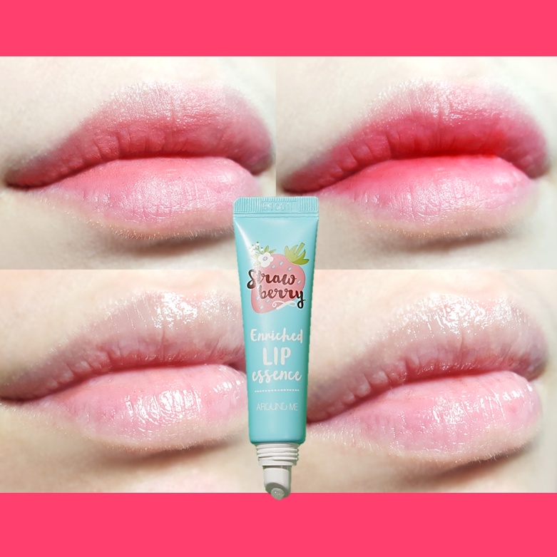Son Dưỡng Mềm Môi, Căng Mọng AROUND ME Enriched Lip Essence Strawberry 8.7g
