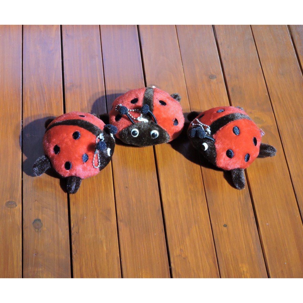 Gấu Bông, Thú Bông Móc Khóa Cánh Cam 3 Màu