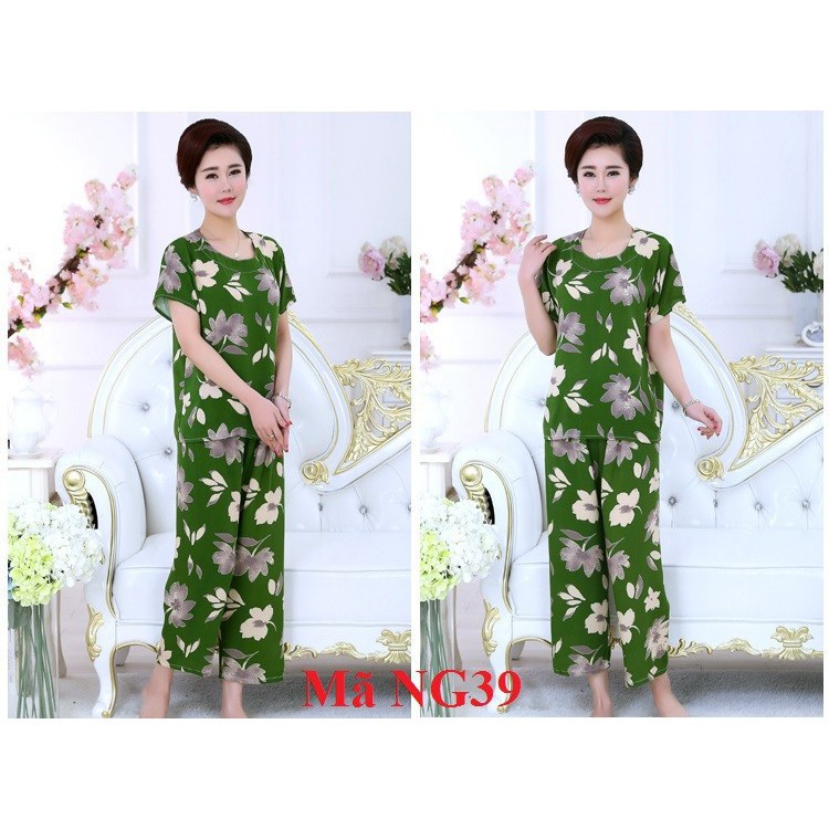 Bộ đồ mặc nhà cho người trung niên, người lớn tuổi