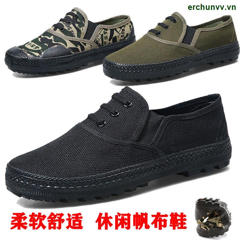 Giày Cao Su Chống Mài Mòn Họa Tiết Rằn Ri One-Step Lao Động Cho Nam