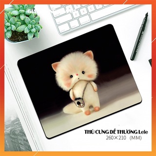 [Siêu Cute] Miếng, Tấm Lót Chuột, Bàn Di Chuột Máy Tính Lớn Hình Thú Dễ Thương, Giúp Thư Giản Cổ Tay Chống Trượt