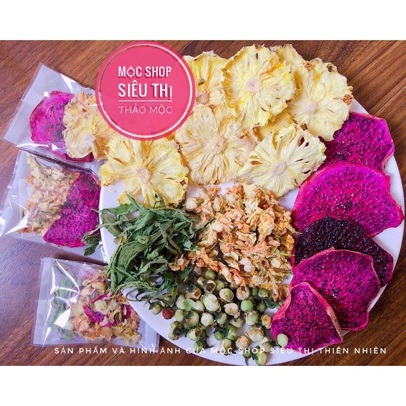 Trà Thanh Long- Dứa-Nhài-Cỏ ngọt- Sen Tuyết