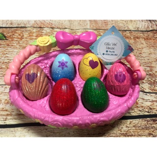 Giỏ Hoa Nơ Hồng Hatchimal Đặc Biệt