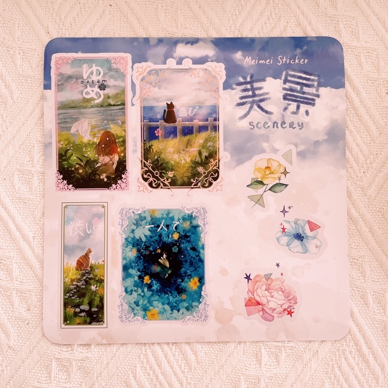 Bikei Scenery -  Sticker chống nước - Meimei Sticker