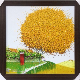 Khung tranh sơn dầu kt 30-30cm
