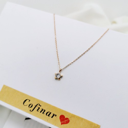 Dây Chuyền Ngôi Sao Nhỏ Xinh Titan Ko Đen TT 3106