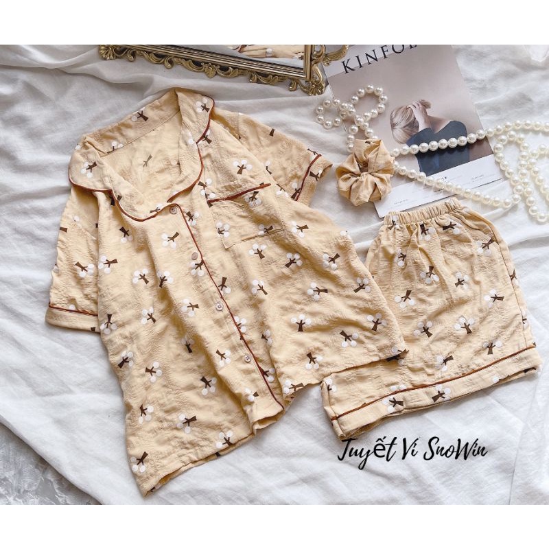 Đồ pyjama đùi, chất xô đũi siu mát 😍 | BigBuy360 - bigbuy360.vn