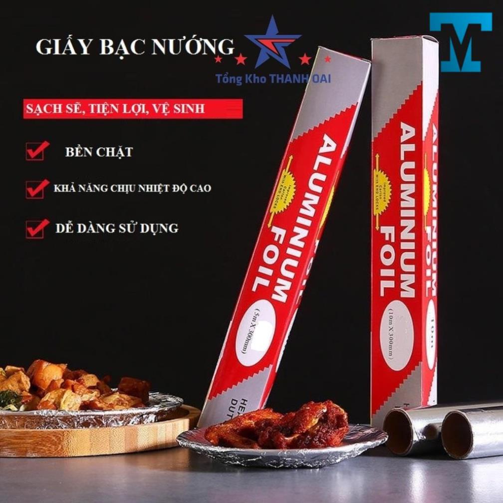 Giấy bạc nướng thực phẩm nồi chiên không dầu nướng thịt cách nhiệt bọc thức ăn goodfoil