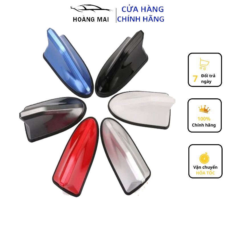 Ăng ten vây cá mập ô tô Hybrid đế cao su Thu sóng Radio AM / F,có gioang cao su chống vào nước.