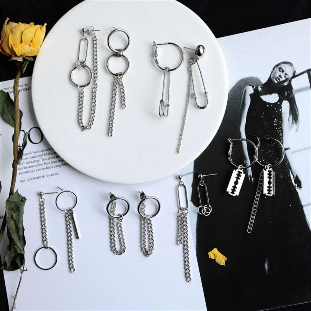 Bsuns Brincos Bông Tai Dài Tua Rua Trang Sức Hàn Quốc Mujer Moda