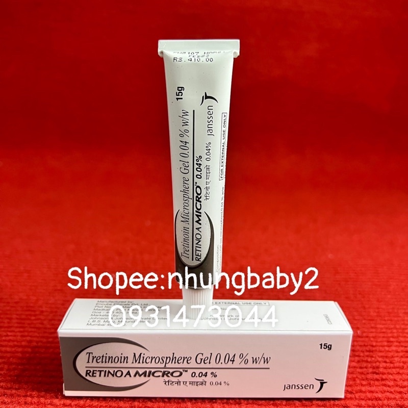 Tretinoin microsphere Gel 0.04% - 0.1% retino A micro giảm mụn trẻ hóa da | BigBuy360 - bigbuy360.vn
