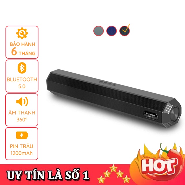 Loa Thanh Bluetooth Gaming Soundbar A21 Dùng Cho Máy Vi Tính PC, Laptop, Tivi Thiết Kế Mới Công Suất Lớn