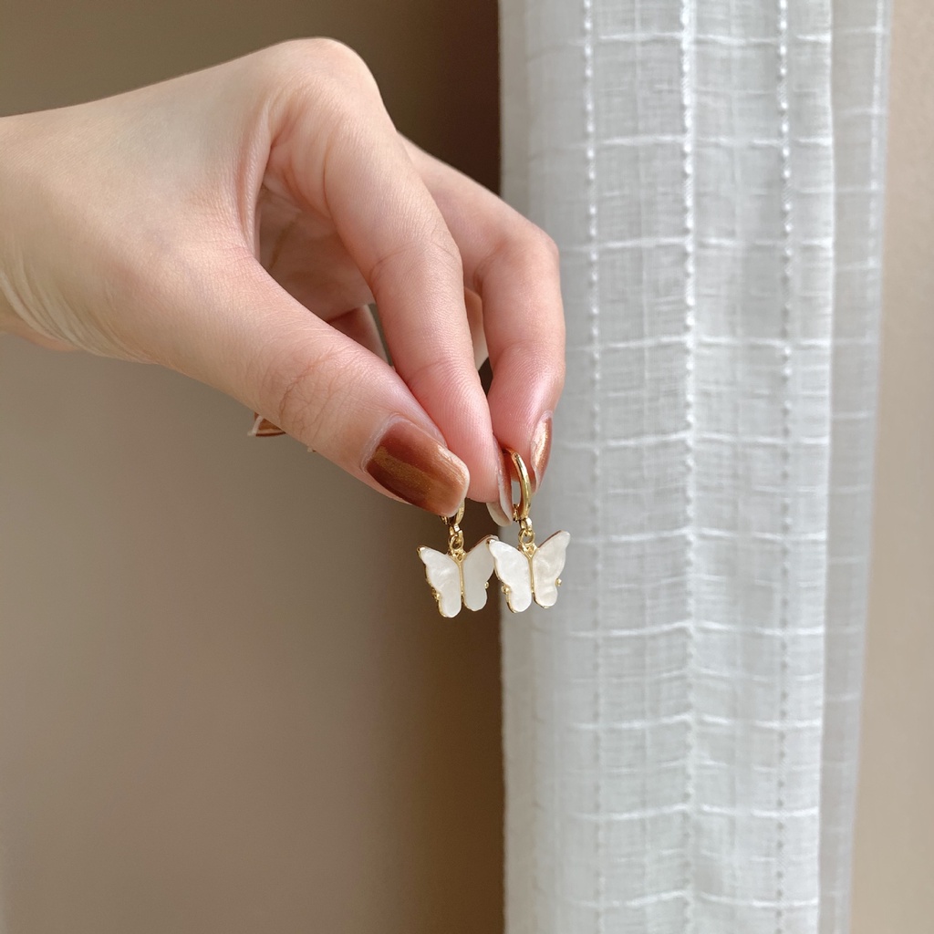 Bông tai thời trang hình bướm kiểu Hàn Quốc ngào duyên dáng