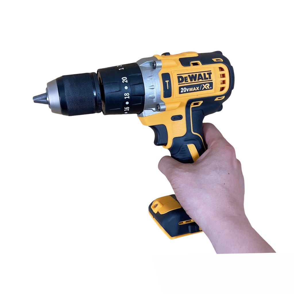 Thân máy khoan dùng pin 13 ly De.Walt DCD996 chân pin Nội Địa 22mm cạnh Động cơ Không chổi than