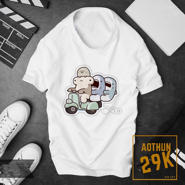 ALBUM 1029 - ÁO THUN UNISEX CÁ MẬP NHẬT BẢN SIÊU CƯNG