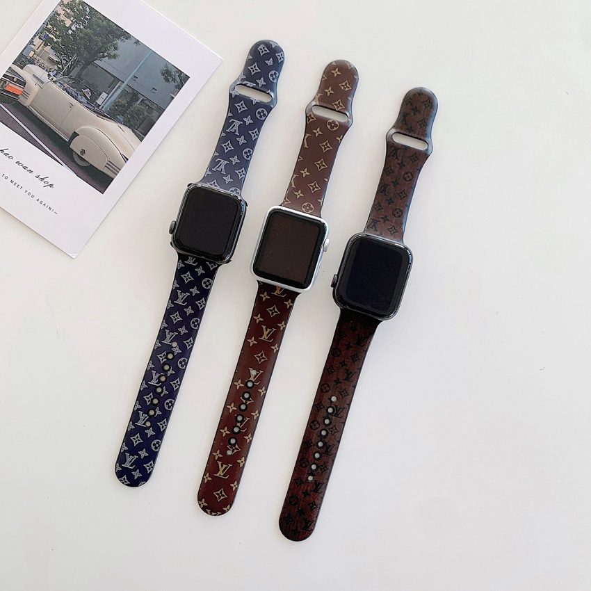 Dây Đeo Đồng Hồ Apple Watch Band 44mm 40mm 42mm 38mm Series 6 Se 5 4 3 2 1 Se Iwatch T500 Bằng Silicon Thời Trang