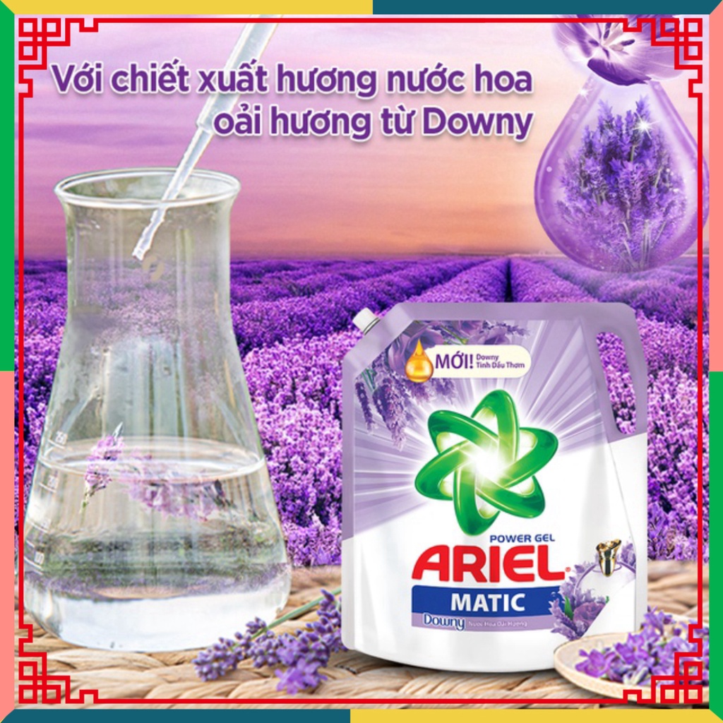 Ariel Matic nước giặt Túi hương hoa lavender 2KG/3.2KG ( Đại lý Ngọc Toản)