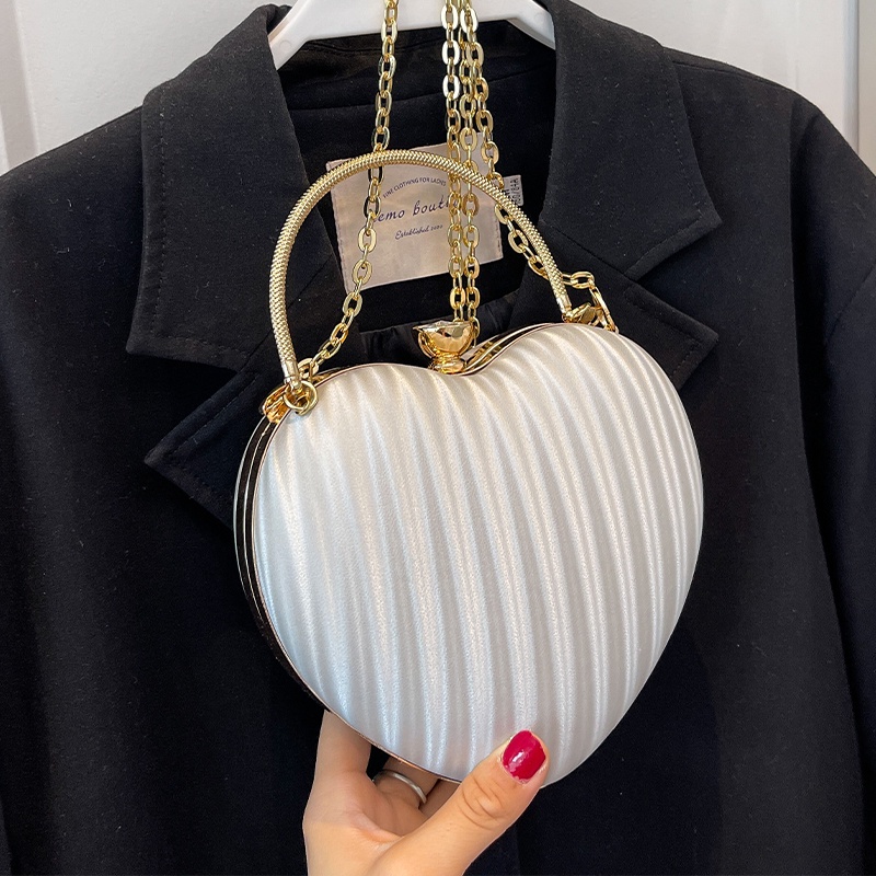 IELGY Túi Đeo Chéo mini Hình Trái Tim Thời Trang Dành Cho Nữ