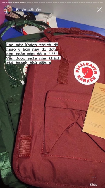 Balo kanken deepred classic