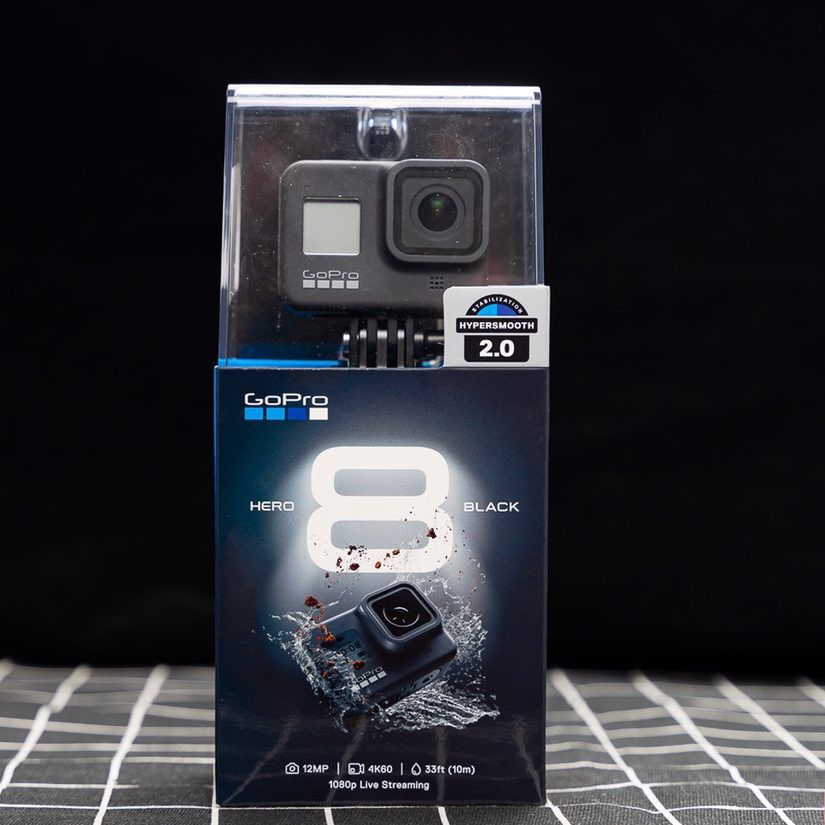 GOPRO 8 BLACK - TẶNG 1 PIN GOPRO ZIN và THẺ NHỚ 64GB