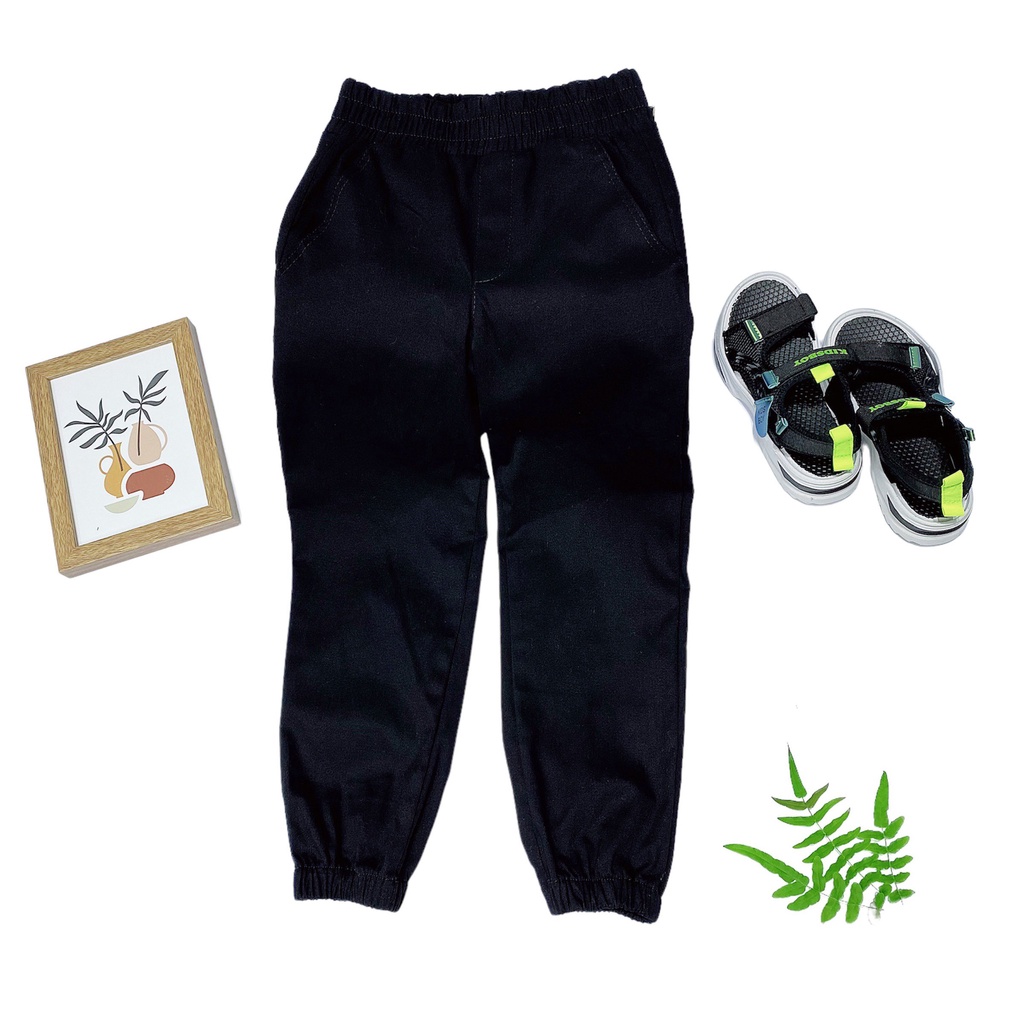 Quần Kaki Jogger size đại cho bé đến 57kg - Kaki co giãn nhẹ, mềm mịn chất đẹp