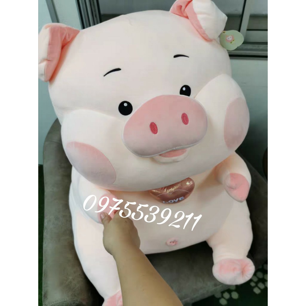 Gấu Bông Heo Cổ Tim - Qùa Tặng ý Nghĩa