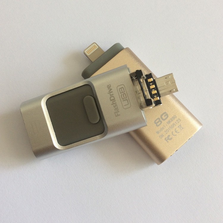 Usb Otg 3 Trong 1 32gb 64gb 128gb Cho Iphone 4 5 6 7 8 X Xs Max Xr 11 Pro Max