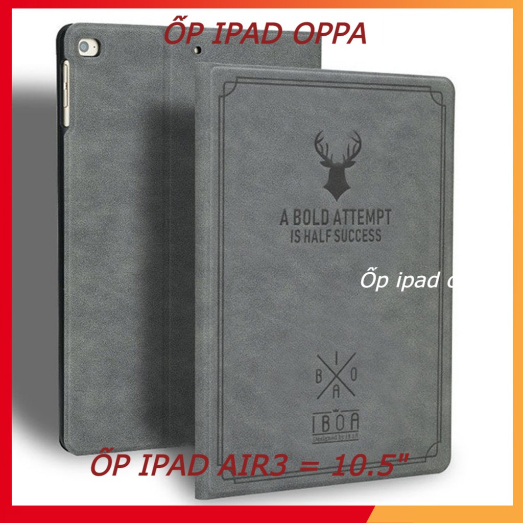 Ốp ipad air 3, bao da ipad air 3 đầu hươu ipad 10.2'' | BigBuy360 - bigbuy360.vn