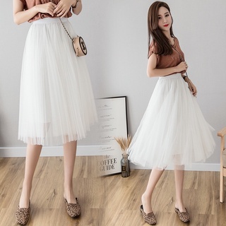 [Jamela Store] Chân váy xếp ly midi