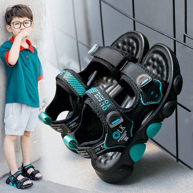 Giày Sandal Đế Mềm Chống Trượt Phong Cách Mới 2022 Cho Bé Trai