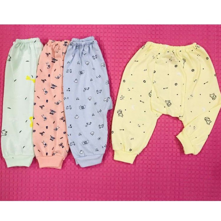 Quần Dài Cotton Nuby Đáp Đũng Đóng Bỉm Thoải Mái Cho Bé 3-11kg