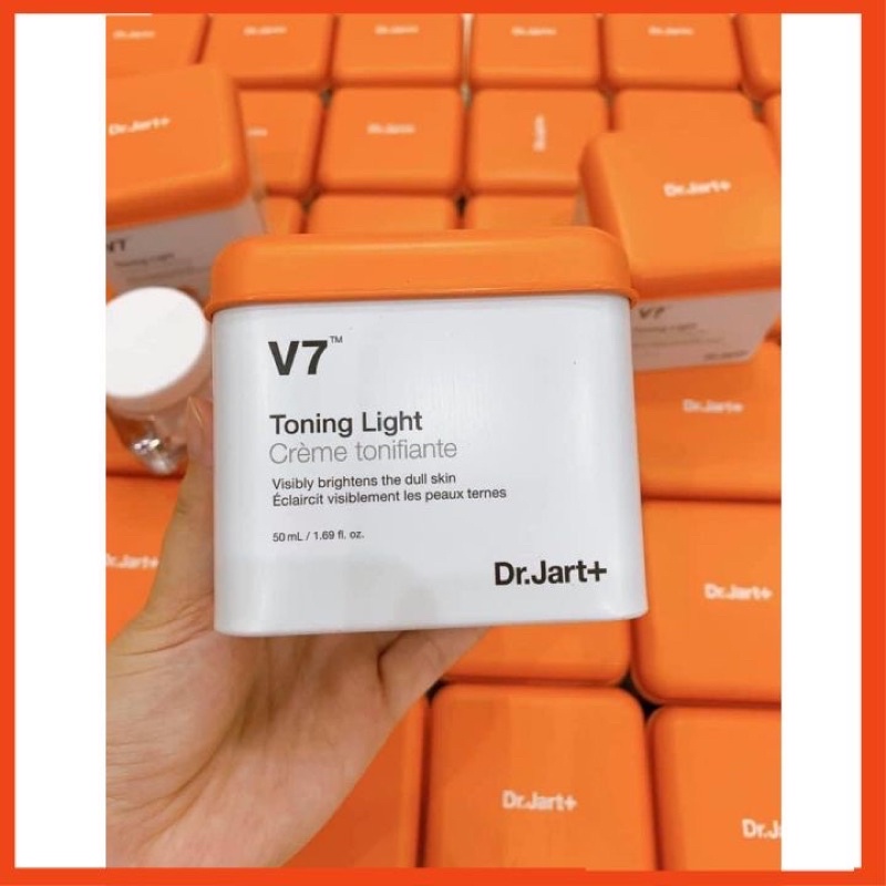 Kem Dưỡng Trắng Da V7 Toning Light Hàn Quốc, dưỡng ẩm, trắng da, tái tạo da trắng hồng căng bóng